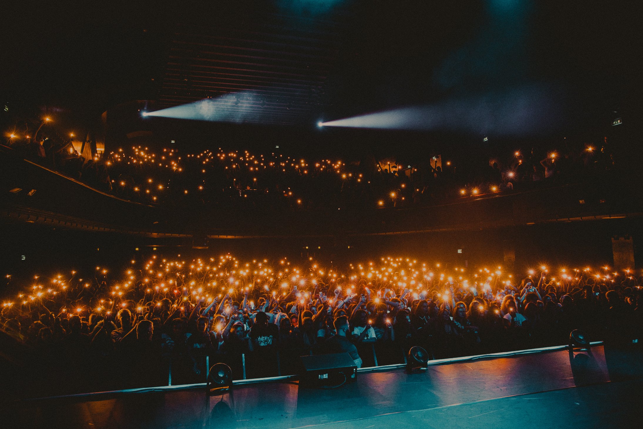 People in the music concert